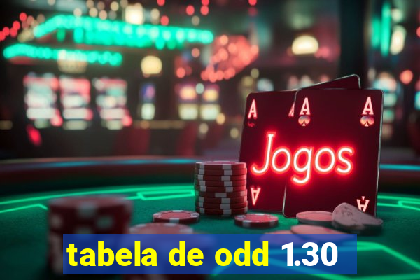 tabela de odd 1.30